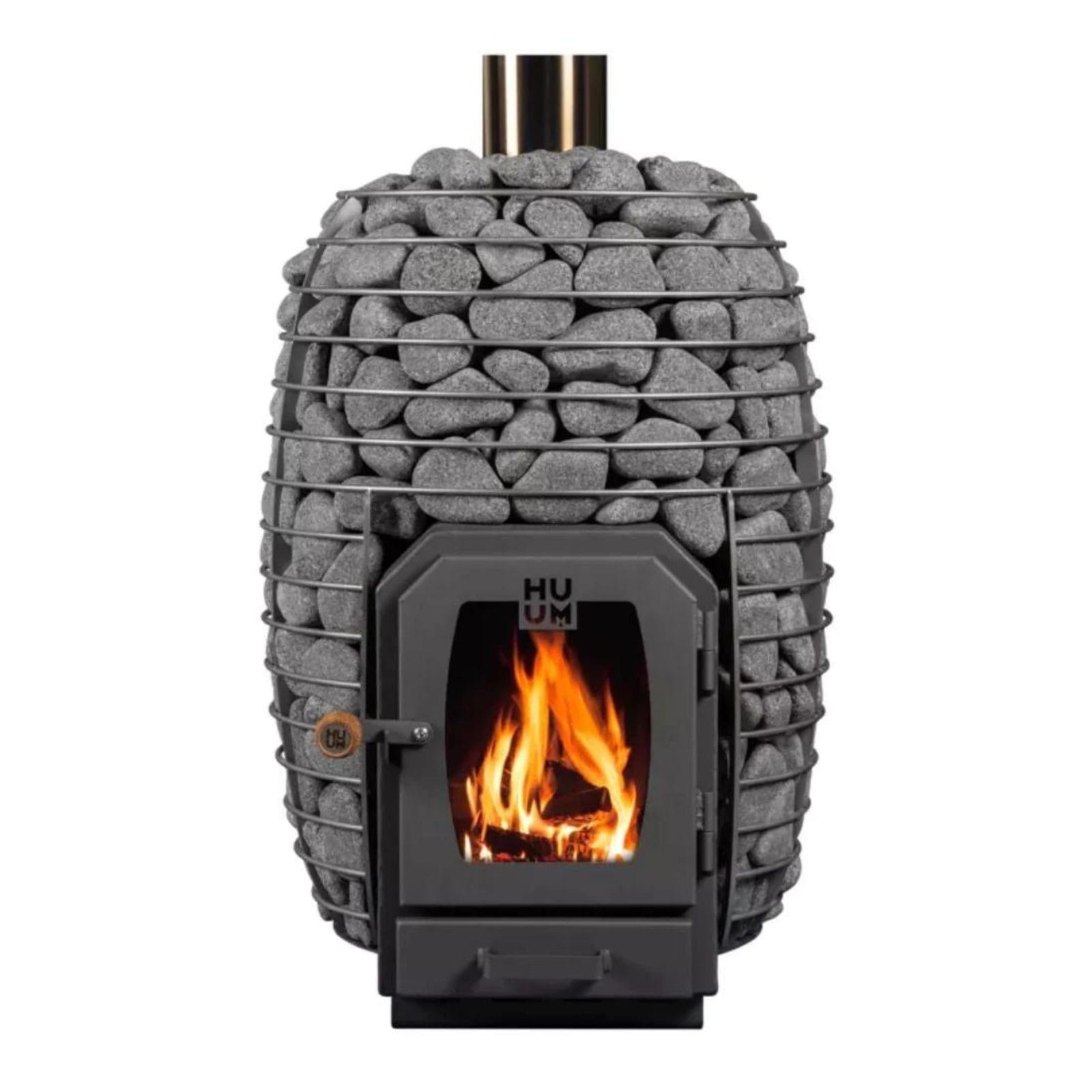 Wood-fired HUUM sauna heater