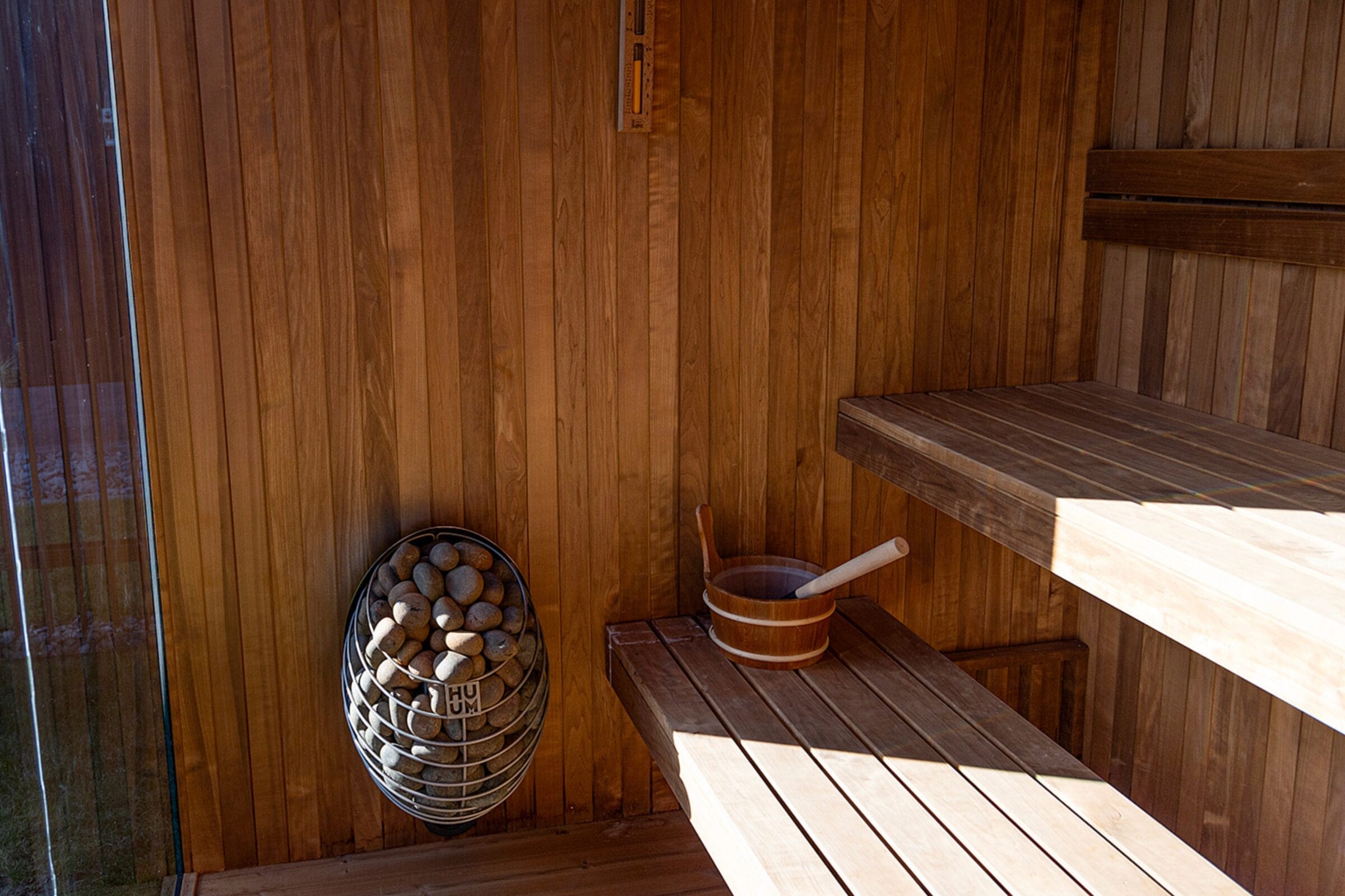 Grade A Thermo Aspen in Signature Sauna by EIRA