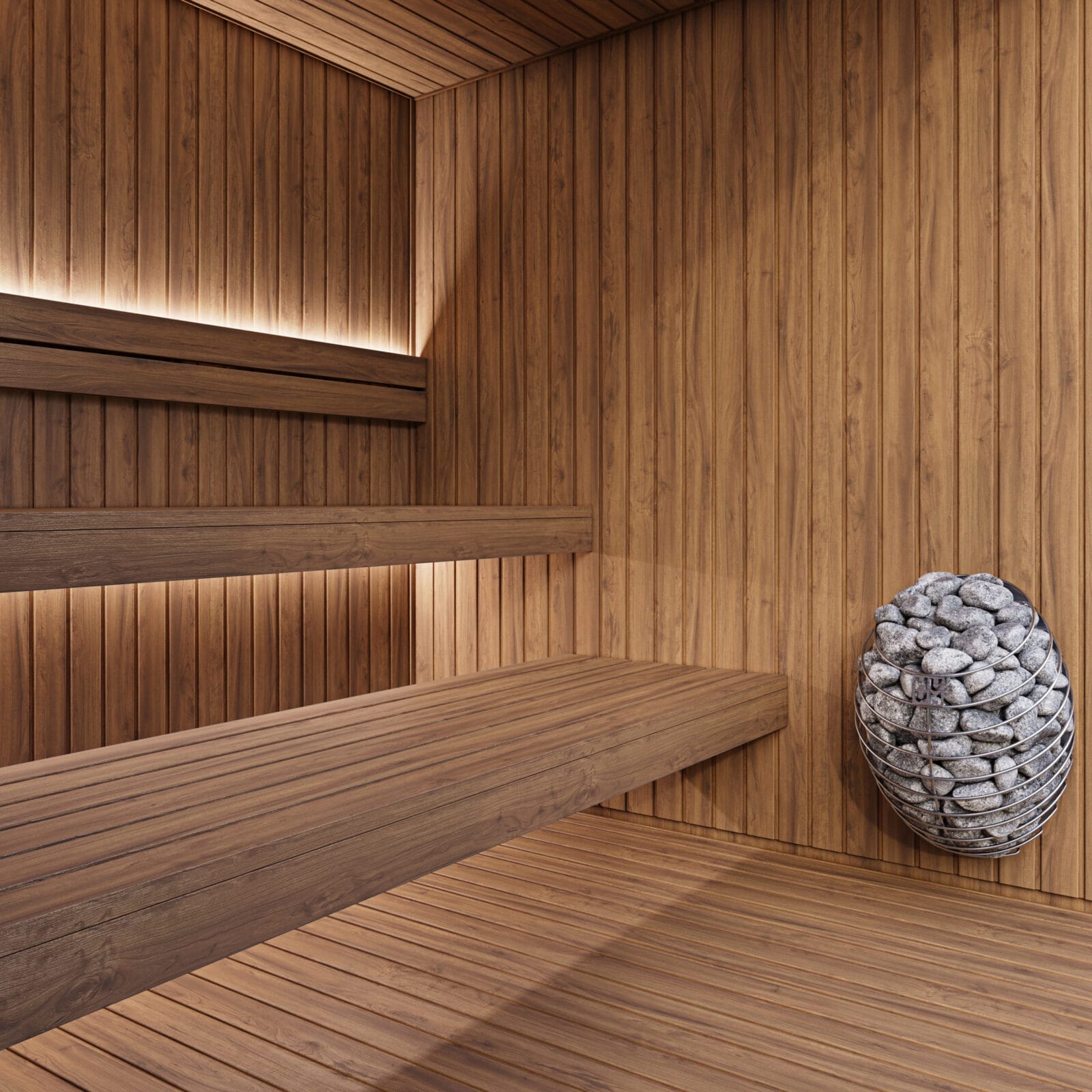 Signature sauna, thermo aspen interior